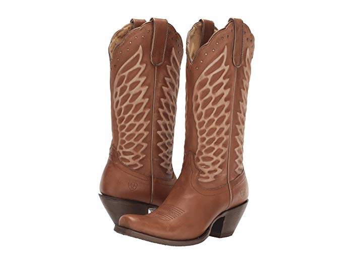 ariat stax studded wedge bootie