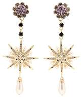 Erdem Boucles d'oreilles clip à cristaux Jeweled Star