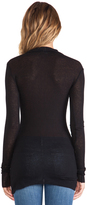 Thumbnail for your product : James Perse Cashmere Rib Polo