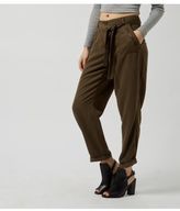 Thumbnail for your product : New Look Petite Khaki Turn Up Trousers
