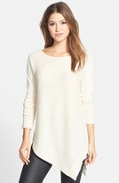 Thumbnail for your product : Halogen Wool & Cashmere Asymmetrical Sweater (Regular & Petite)