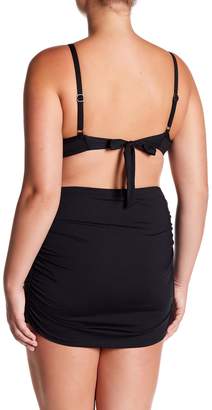 Becca Black Beauties Lace Trim Bikini Top (Plus Size)
