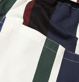 Thumbnail for your product : Marni Striped Cotton-Twill Shorts