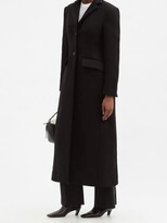 Thumbnail for your product : Michelle Waugh The Cecilia Single-breasted Wool-blend Coat - Black