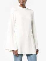 Thumbnail for your product : Ellery Side Slit Tie Back Tunic Top
