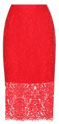 Diane von Furstenberg Glimmer lace skirt