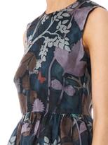 Thumbnail for your product : RED Valentino Floral and owl-print silk dress
