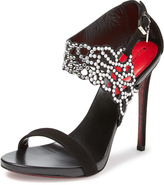 Thumbnail for your product : Cesare Paciotti Crystal Embellished Platform Sandal