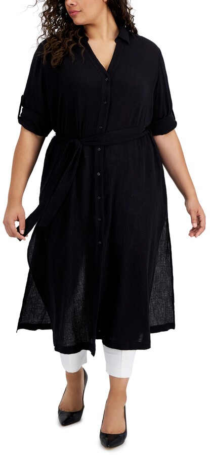 Plus Size Shirt Dress | Shop the world's largest collection of 