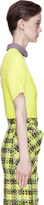Thumbnail for your product : Roksanda Ilincic Chartreuse Yellow Estes Blouse