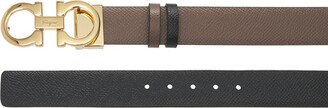 Ferragamo 2.5cm Reversible Leather Belt