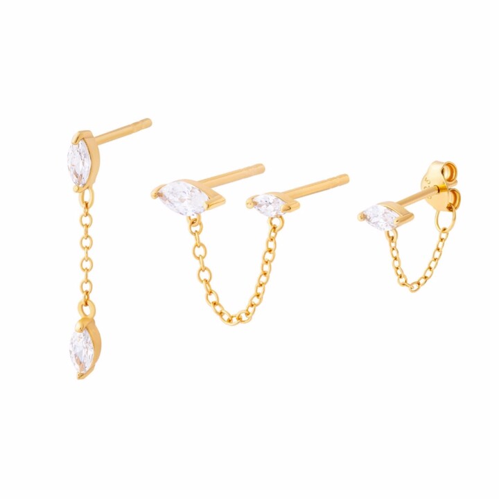 Ear To Ear Chain Earrings | Shop the world's largest collection of 