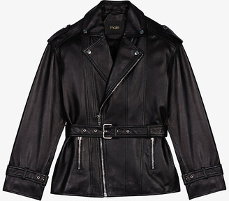 Maje Women's Leather & Faux Leather Jackets | ShopStyle