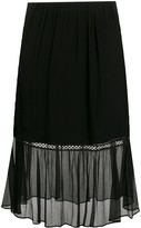 Thumbnail for your product : McQ Swallow Sheer Embroidered Skirt