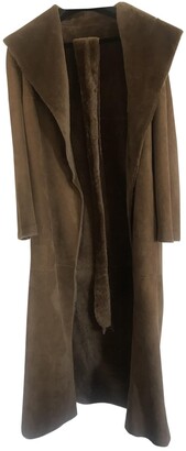 Loewe brown Suede Coats