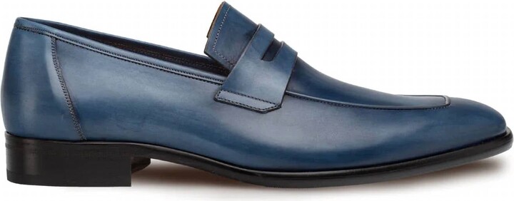 Mezlan Men's Newport Dress Loafer In Dark Blue