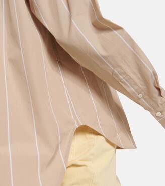 Totême Striped cotton poplin shirt