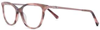 Swarovski cat-eye frame glasses