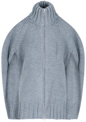 MM6 MAISON MARGIELA Zipped Knit Sweater - ShopStyle