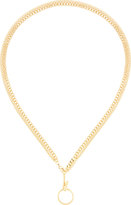 Thumbnail for your product : Chloé Gold Double Curb Chain Necklace