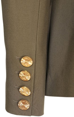 Alexandre Vauthier Viscose & Cotton Crepe Field Jacket