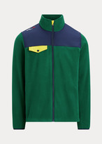 polo ralph lauren fleece mockneck jacket