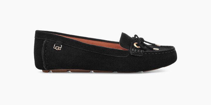 ugg loafers womens black