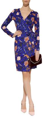 Diane von Furstenberg Floral Wrap Dress