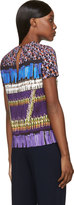 Thumbnail for your product : Peter Pilotto Violet & Blue Gymnast Print T-Shirt