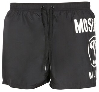 Moschino Double Question Mark Beach Shorts - ShopStyle Swimwear