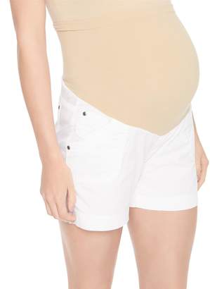 Secret Fit Belly Cargo Pockets Maternity Shorts
