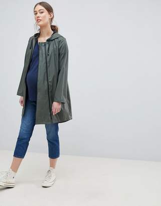 Mama Licious Mama.licious Mamalicious Maternity & Beyond Rainmac With Zip Out Panel