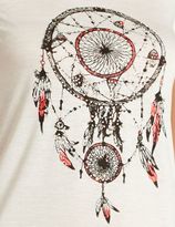 Thumbnail for your product : Charlotte Russe Rhinestone Dreamcatcher Graphic Tee