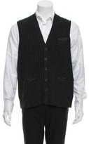 Thumbnail for your product : John Varvatos Wool Rib Knit Sweater Vest