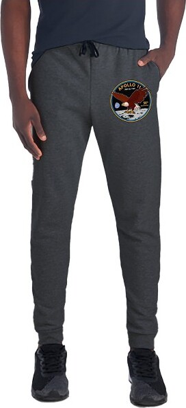 Hummer NASAApollo1150ThAnniversaryPatchUnisexJoggerSweatpantswithPocketsforMenandWomenCharcoalXLarge