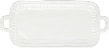 Vietri Pietra Serena Handled Rectangle Platter