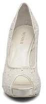 Thumbnail for your product : Menbur Women's Halti Open Toe High Heels In White - Size Uk 6.5 / Eu 40