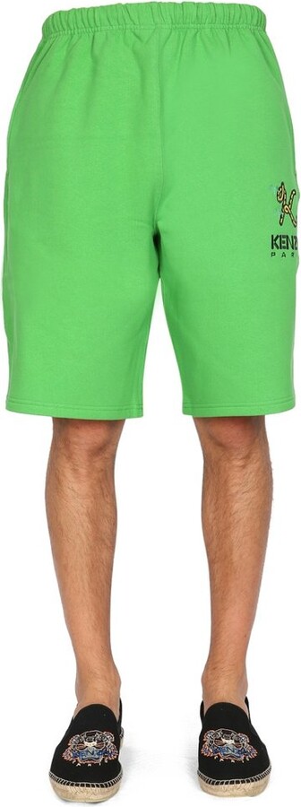 Mens Clothing Shorts Bermuda shorts for Men Green The Silted Company Cotton Shorts & Bermuda Shorts in Military Green 