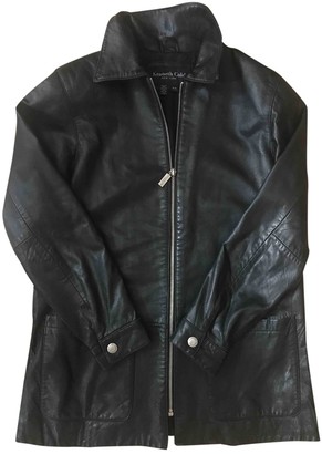 Kenneth Cole Black Leather Leather jackets