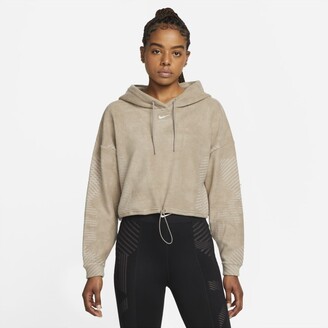 Nike Pro Therma-FIT ADV Women's Cropped Fleece Hoodie - ShopStyle Tops
