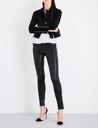 j brand alana leather pants