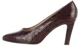 Thumbnail for your product : Gucci Alligator Round-Toe Pumps