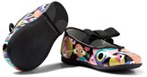 Thumbnail for your product : Fendi Monster Print Mary Janes with Bow