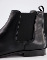 Thumbnail for your product : Walk London alfie chelsea boots in black leather