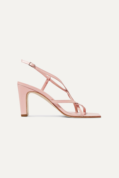 pink slingback sandals