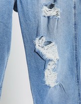 Thumbnail for your product : Hollister distressed mom jeans