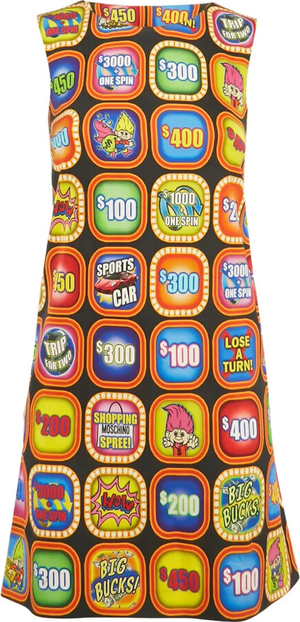 Moschino Pre-Owned Graphic-Print Sleeveless Dress