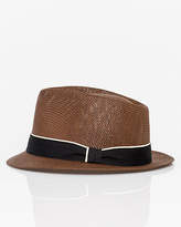 Thumbnail for your product : Le Château Woven Fedora Hat