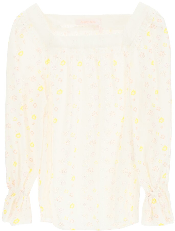 See By Chloe Floral Blouse | Shop the world's largest collection 