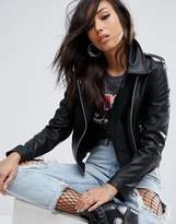Thumbnail for your product : ASOS Ultimate Leather Jacket